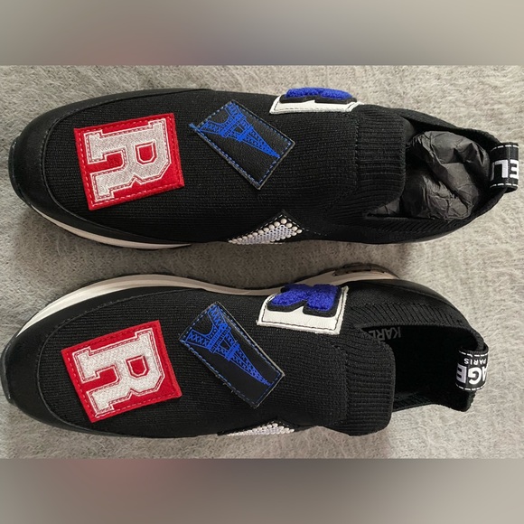 KARL LAGERFELD PARIS Women's Meadow Graphic Slip-On Sneakers - Picture 6 of 13